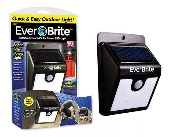 Luz Led Exterior Energia Solar Sensor